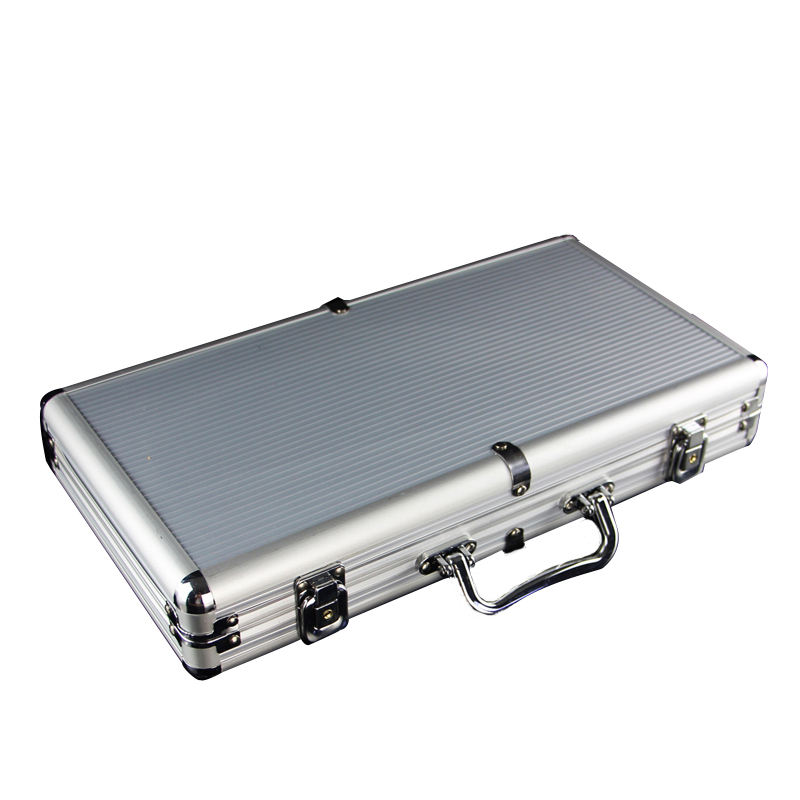 Luxury Aluminum Carry Case for Chips Poker Chip Case with Lock