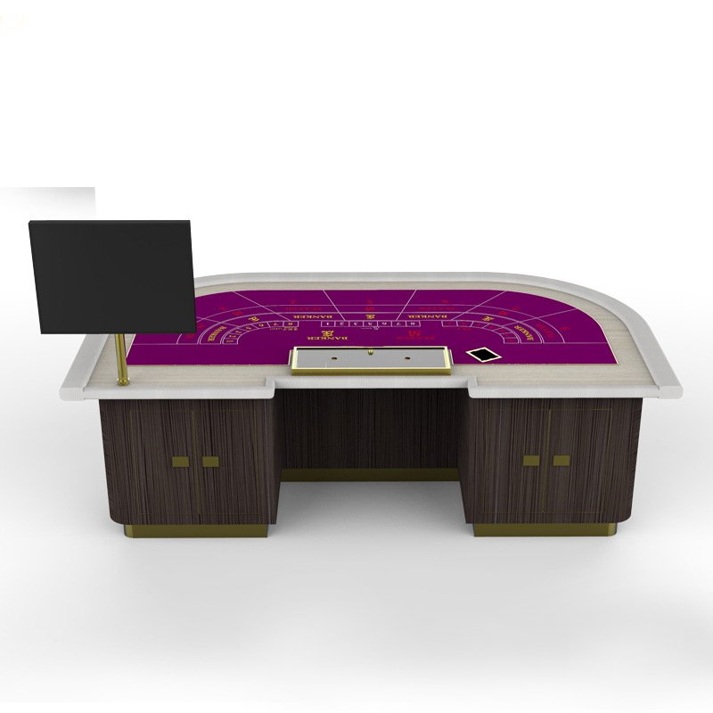10 Seat Casino Luxury Gaming Poker Table Square Craps Table For Sale