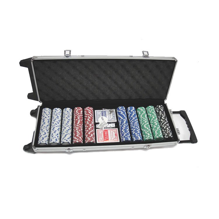 Professional russian poker sets 500 casino chip texas hold'em style poker chips set aluminum case