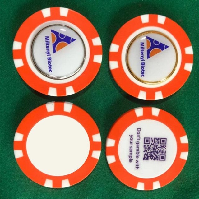 Ready to ship Colors Blank Magnetic Unique 40mm Printing Logo Golf Accessories Magnet Poker Chip Golf Ball Markers