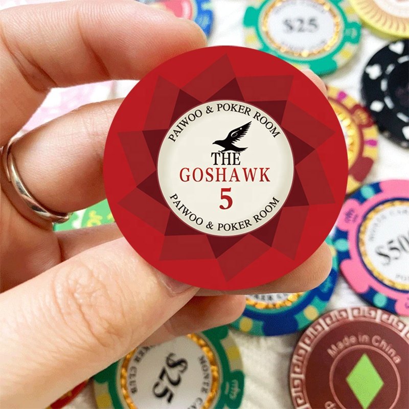 poker chip case 500pcs high quality