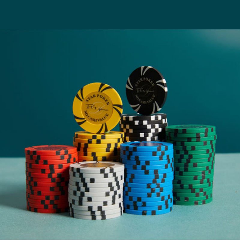 New Design Poker Token Custom Sticker Various Clay Poker Chips for choose