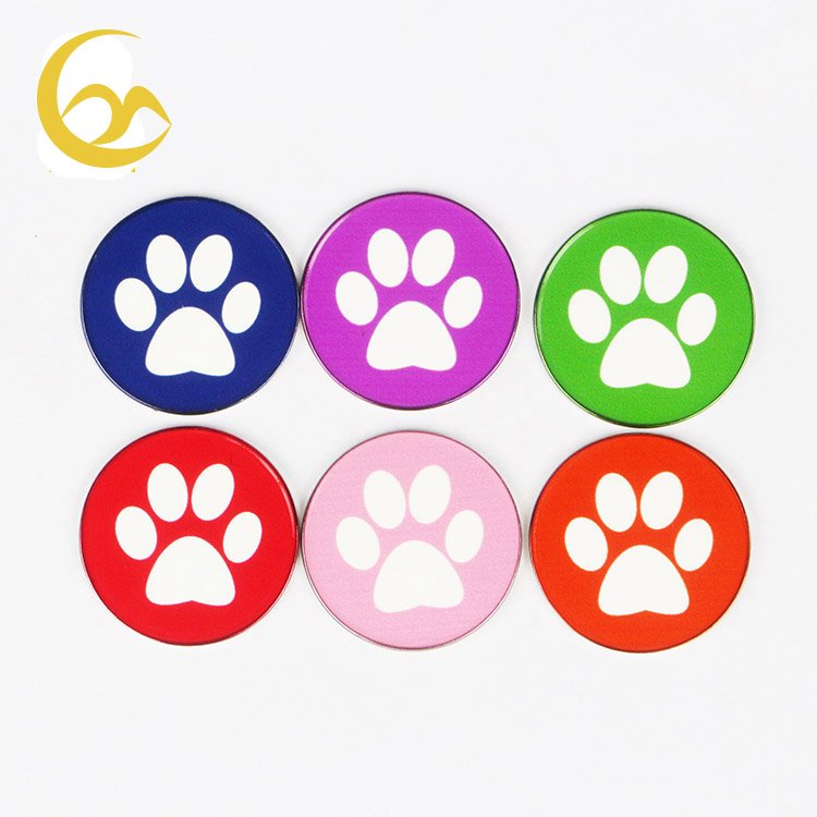 Excellent printing effect blank white UV print ball marker golf