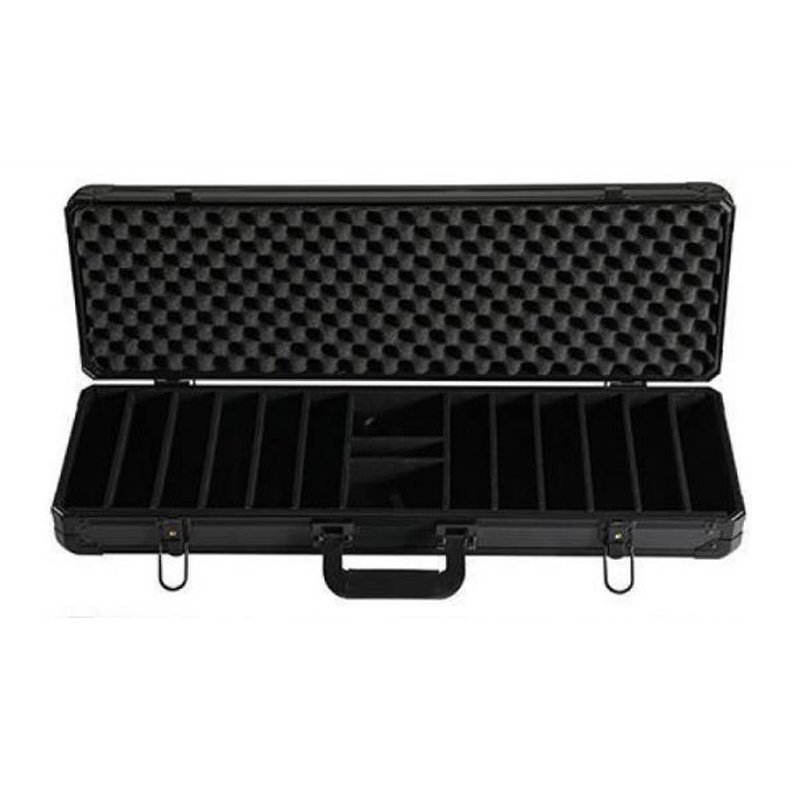 texas gray reinforced deluxe Casino Style Poker Chip Case