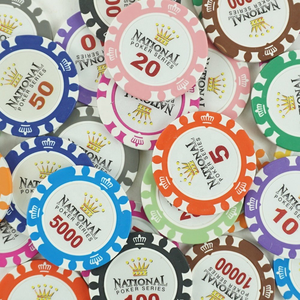 Poker Chips 14g With Various Designs and Colors Premium Two-tone Poker Clay Material Chip Set Wholesale