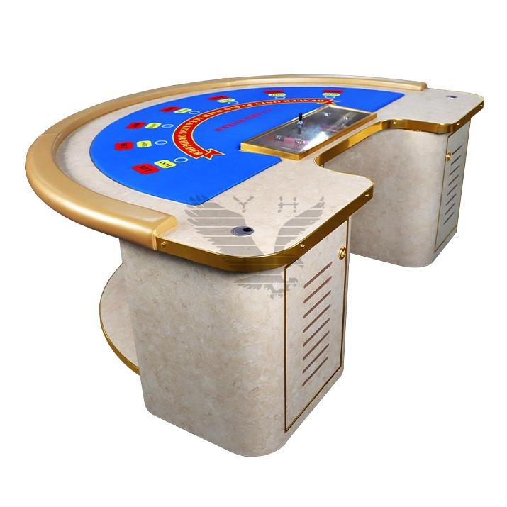 YH Luxury Blackjack Table De Poker Gamble Table De Casino Gaming Tables Casino Club Home Poker Room