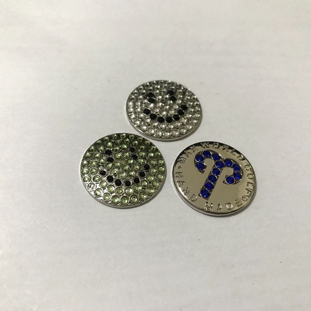 Premium Golf Ball Marker and Shoe Clip Malbon Golf Glove with Magnetic Ball Marker