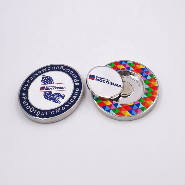Customized magnetic golf poker chip set ball marker metal coin custom golf poker chip