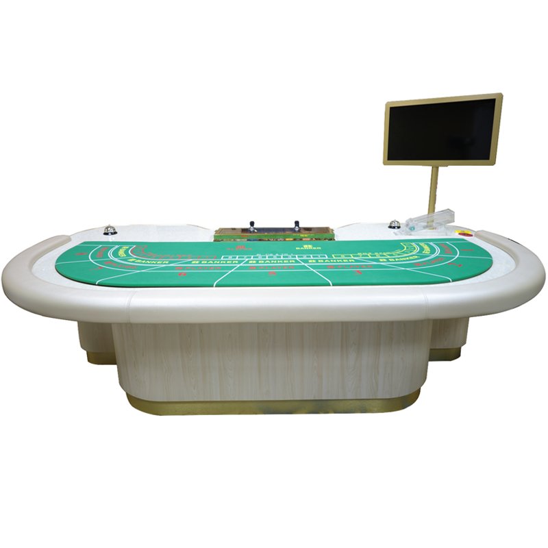 Premium Luxury Customizable Casino Baccarat Table with Chip Box