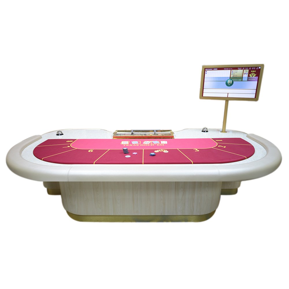 Premium Luxury Customizable Casino Baccarat Table with Chip Box