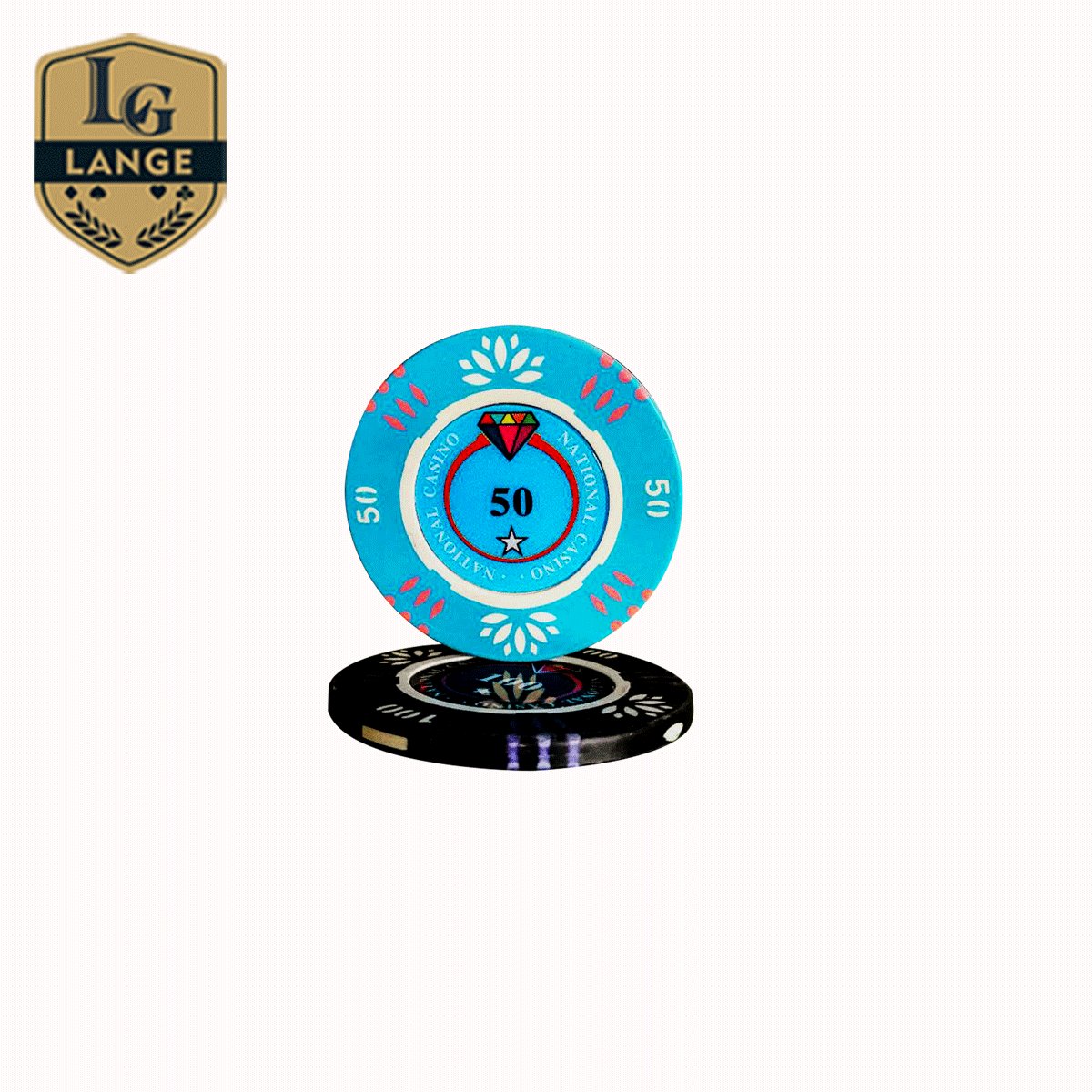 14 gram Gaming Magnetische Poker Chip Custom Infrared Ray Majestic Poker Chips