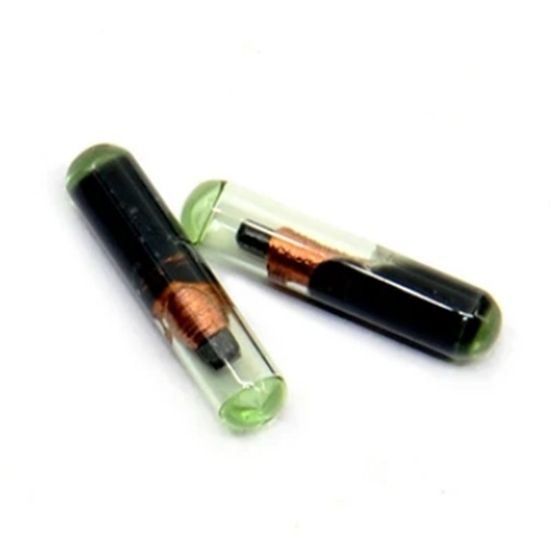 A2AUTOKEYS 500/200/100/50/10/5 PCS Car Key Glass Transponder ID48 ID 48 Chip T6 Crypto Unlocked Chip