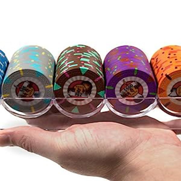 100pcs acrylic poker chips tray holder