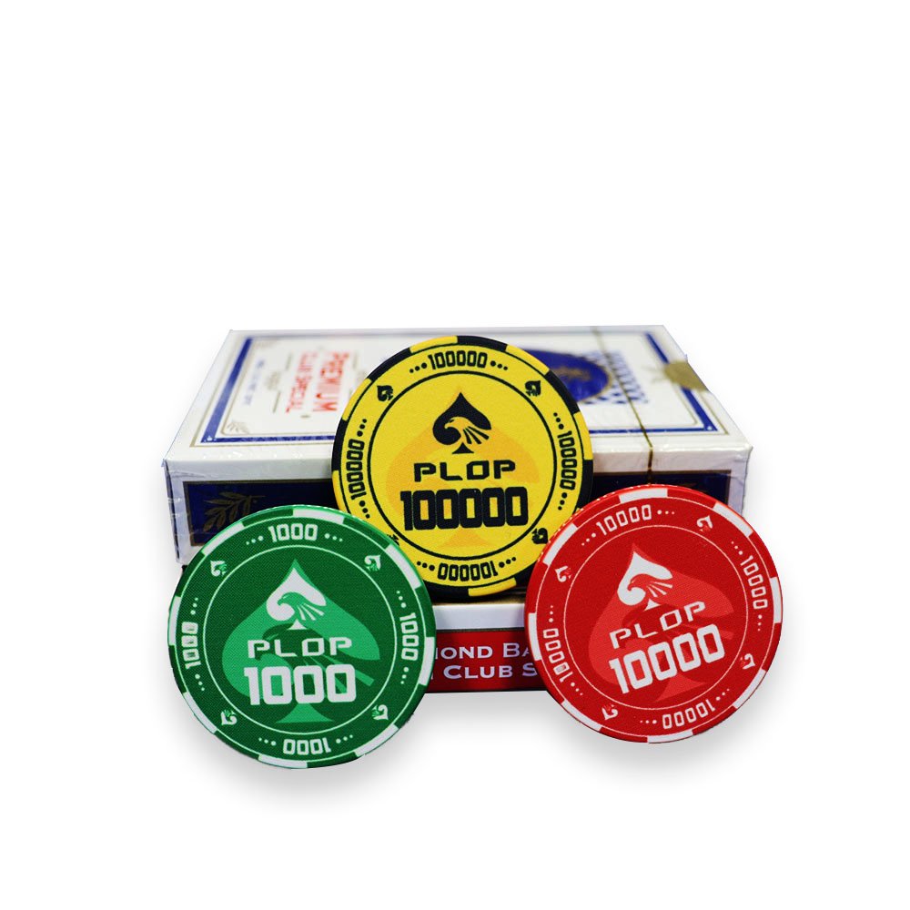Custom Logo Tournament Poker Chip Set Fancy Apache Clay Color Values 14g Ceramic Plastic Acrylic Metal Chips