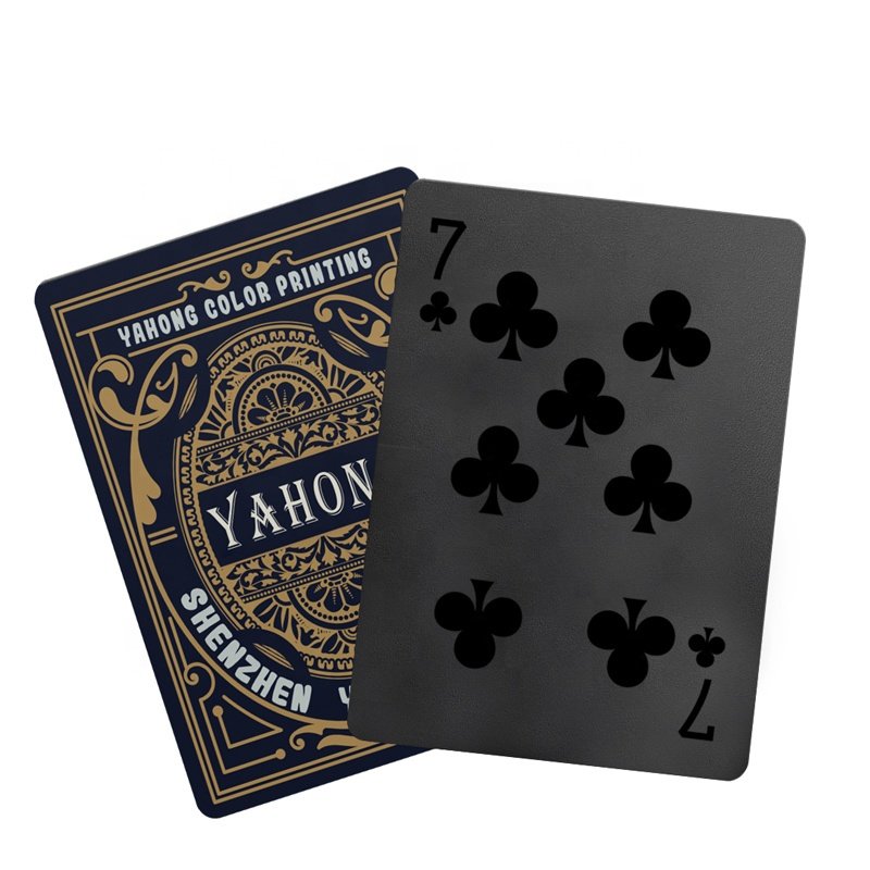 Custom Entertainment 500 Pc Blue And Red Card Poker Chip Set Playing Card Game
