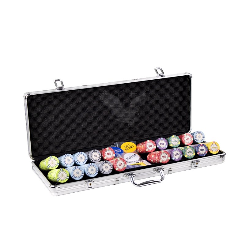 YH 39mm New Arrival Mix Color Ceramics Poker Chips Full Customized Texas Tournament Poker Chips Set For Sale