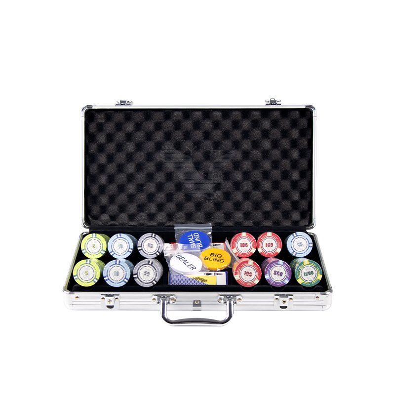 YH 39mm New Arrival Mix Color Ceramics Poker Chips Full Customized Texas Tournament Poker Chips Set For Sale