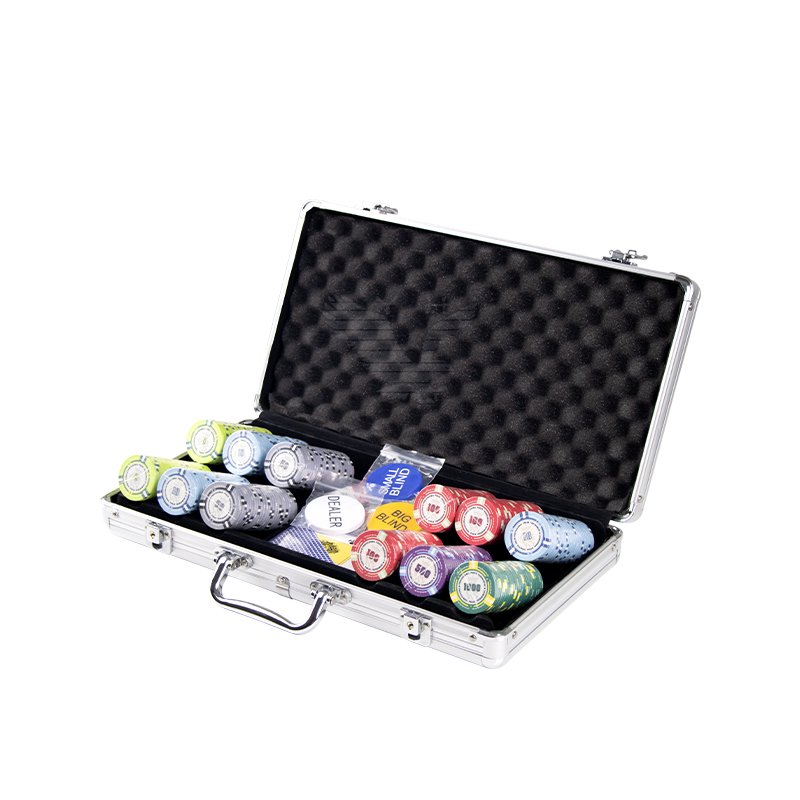 YH 39mm New Arrival Mix Color Ceramics Poker Chips Full Customized Texas Tournament Poker Chips Set For Sale