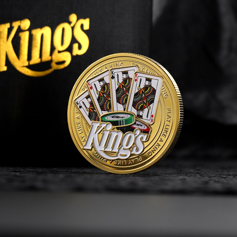Design Your Own Logo Custom Coin Metal Zinc Alloy Gold Sliver Coin Collection Enamel Poker Chips Coin Games with Packing Box