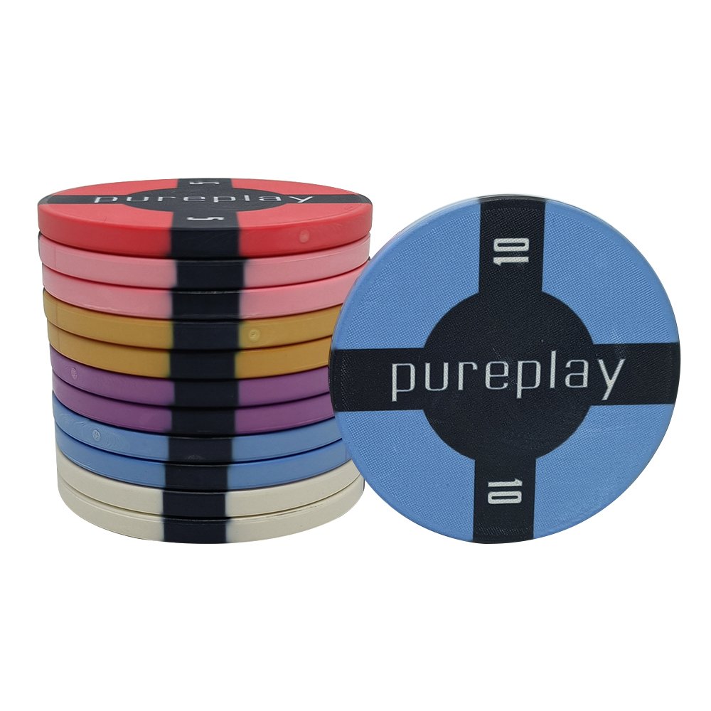 Fully customisable EPT Professional Ceramic Material Poker Chips 10g and 40MM poker chips with customises design colour and logo
