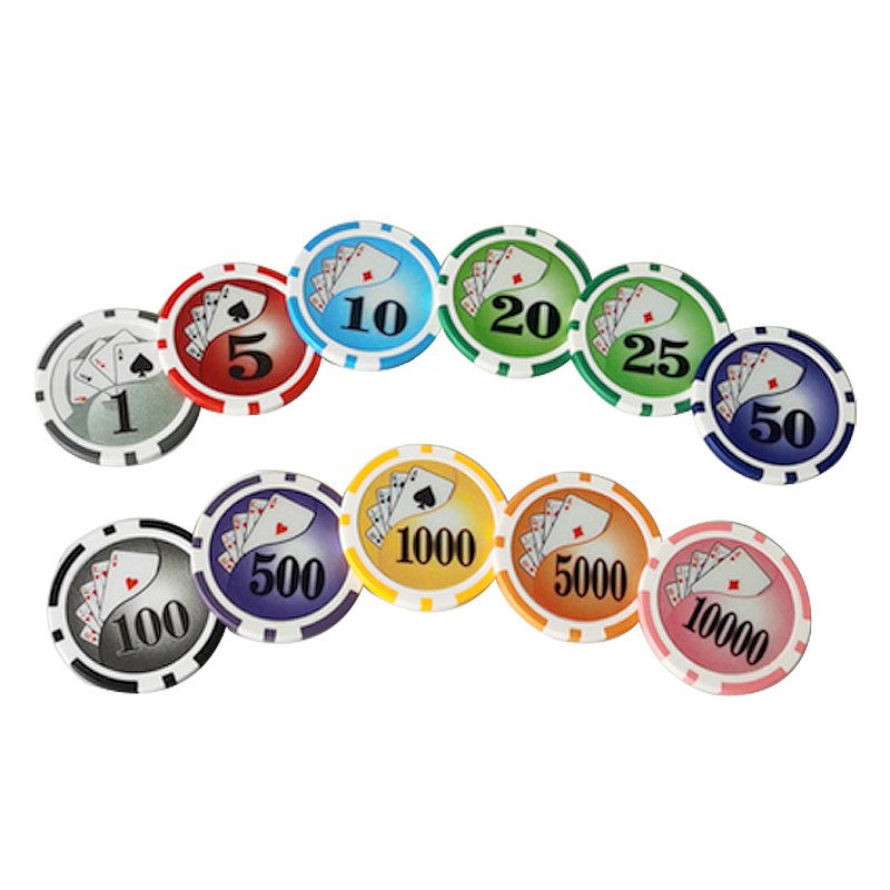 Wholesale 40MM Custom Logo Plastic Magnetic Poker Chip Golf Ball Marker With Magnet Marker