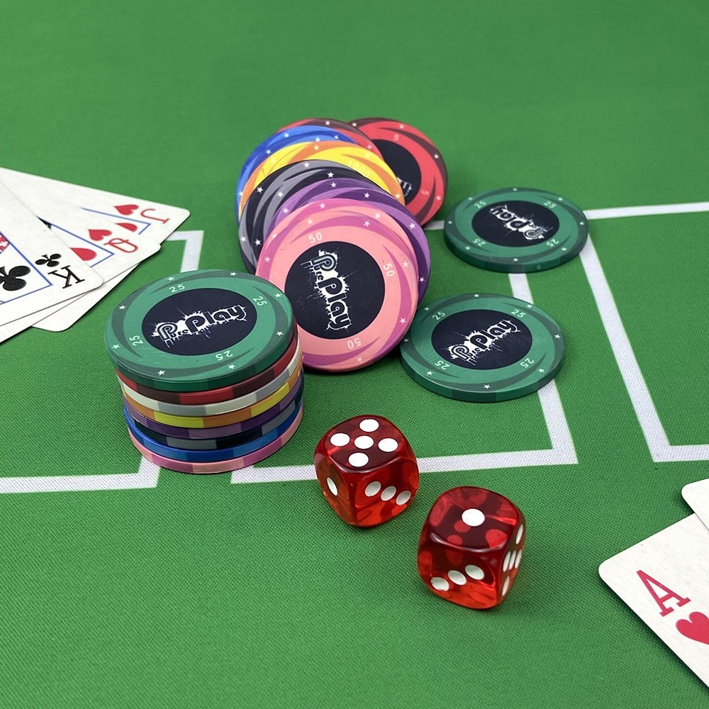 Top quality ceramic custom poker chips 10g ept 39mm round chips with best price from chinese factory for casino gambling game