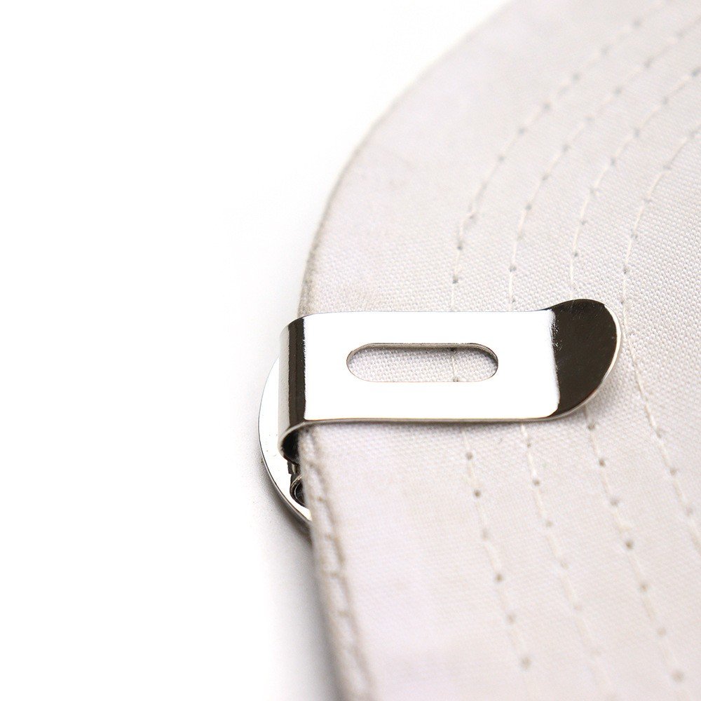 Factory Wholesale 25mm 1 Inch Silver Blank Strong Magnetic Iron Metal Golf Ball Marker Hat Clip Golf Accessories