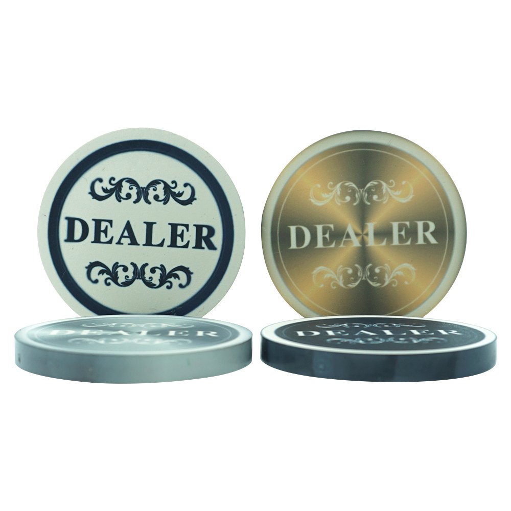 Free Design and Samples Best Customized Ceramic Poker Dealer Button 48.5mm*5.5mm of 26g