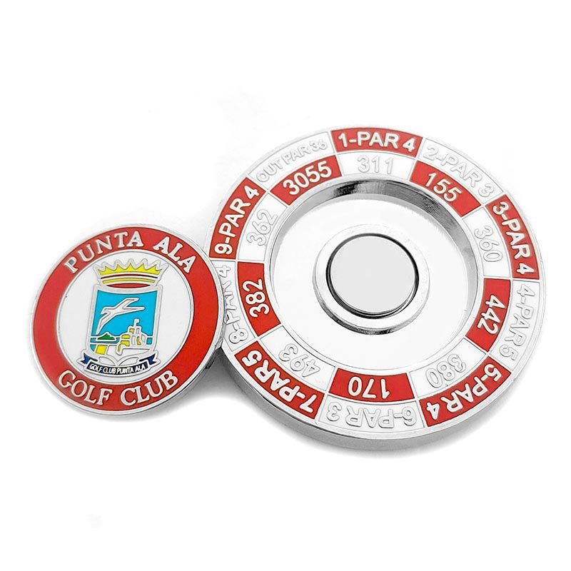 wholesale cute custom magnetic golf ball marker golf ball marker poker chip