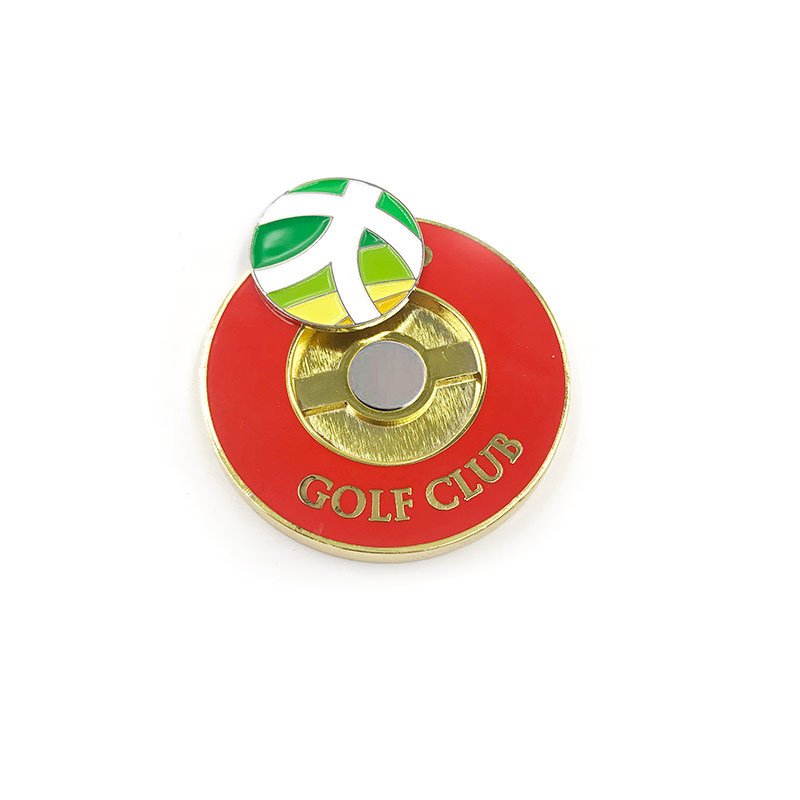 wholesale cute custom magnetic golf ball marker golf ball marker poker chip