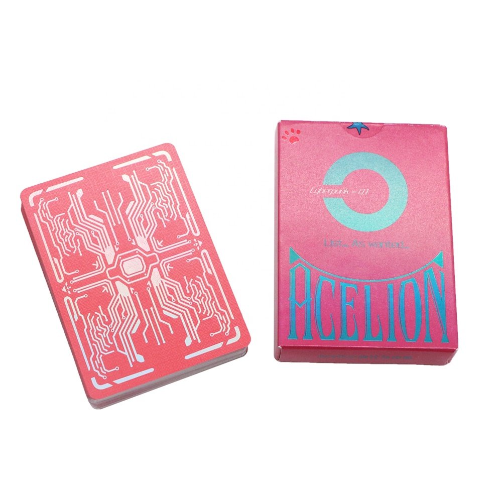 Custom Logo Printing Poker Cards Deck Playing Oracle Card Tarot Card Game Paper Poker