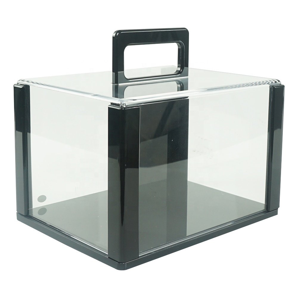 Casino Carry 600pcs Custom Poker Chips Acrylic Tray Case For Poker Chip Factory