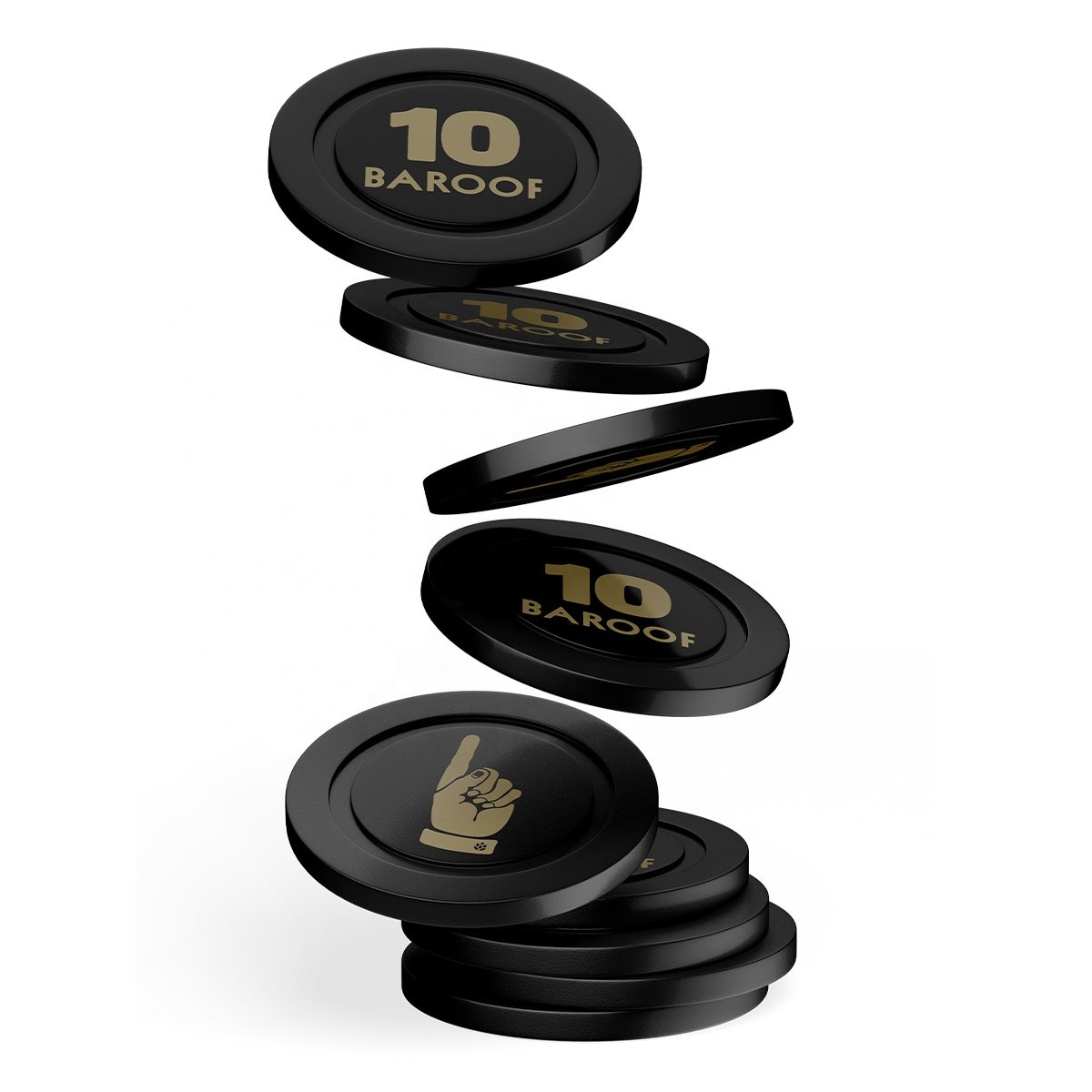 High Quality Customized Professional Premium Plastic Poker Chips