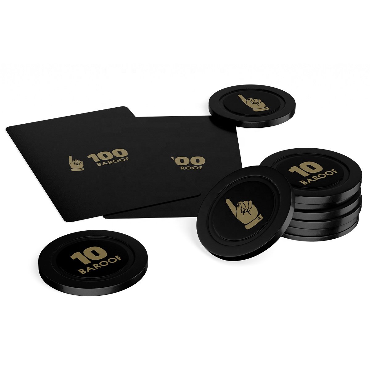 High Quality Customized Professional Premium Plastic Poker Chips