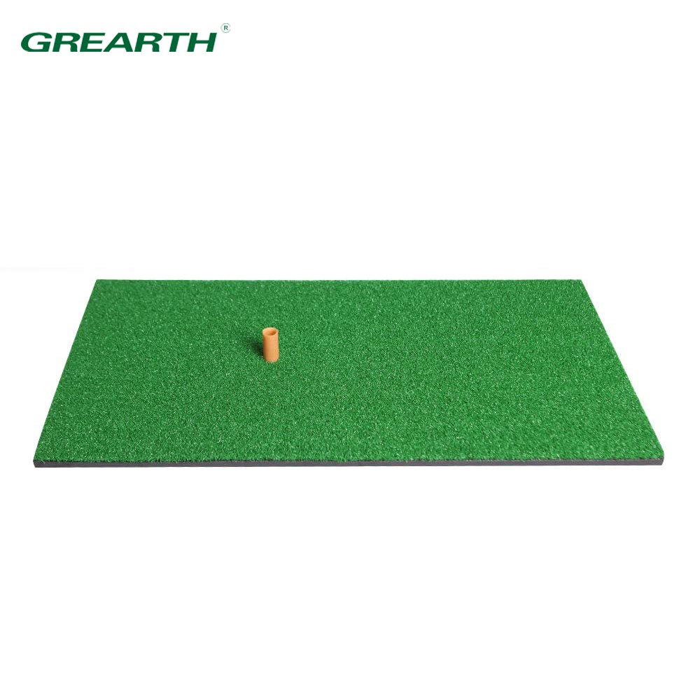 Enhanced Indoor/Outdoor Golf Training with Artificial Turf Practice Mat for Hitting Practice