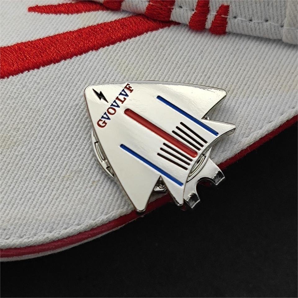 Customized 40/43/45mm Cast Zinc Alloy Metal Enamel Magnetic Golf Poker Chip Ball Marker
