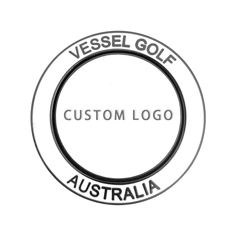 Wholesale Custom Ball Marker Golf Hat Clip Blank Metal Bulk Personalized Magnet Golf Ball Marker
