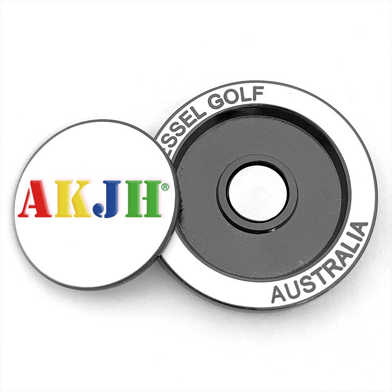Wholesale Custom Ball Marker Golf Hat Clip Blank Metal Bulk Personalized Magnet Golf Ball Marker