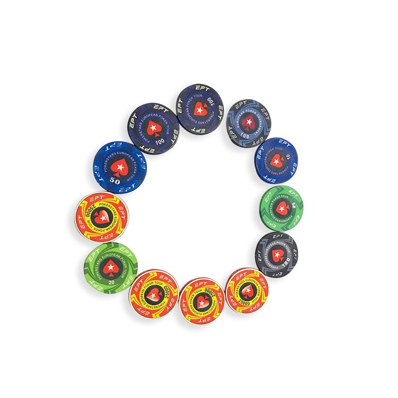 High Quality Custom Cheap Printing Ceramic Clay Poker Chips Set ABS Poker Chips With Custom Logo