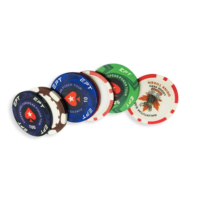High Quality Custom Cheap Printing Ceramic Clay Poker Chips Set ABS Poker Chips With Custom Logo
