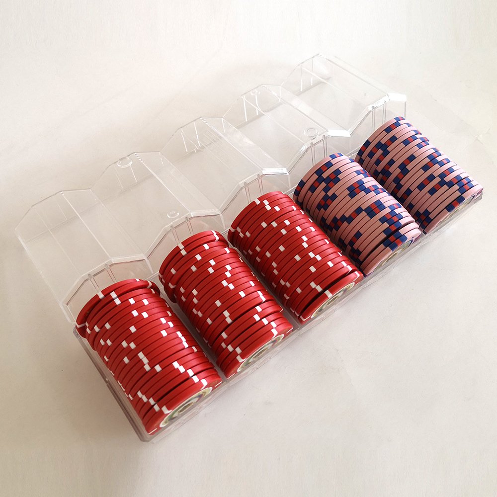 Poker Chip Acrylic Box 46mm Tray Poker Case