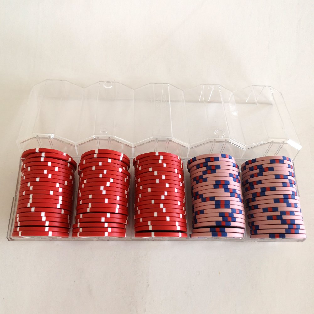 Poker Chip Acrylic Box 46mm Tray Poker Case
