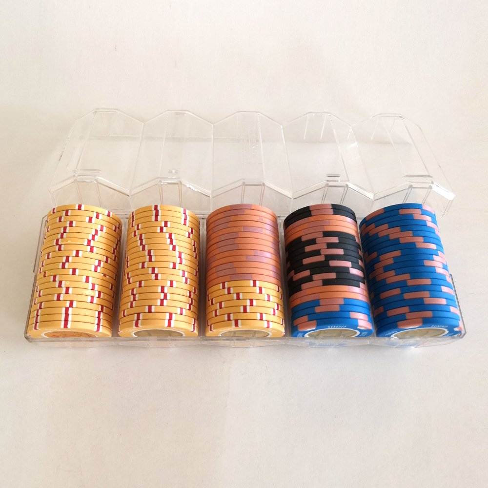 Poker Chip Acrylic Box 46mm Tray Poker Case