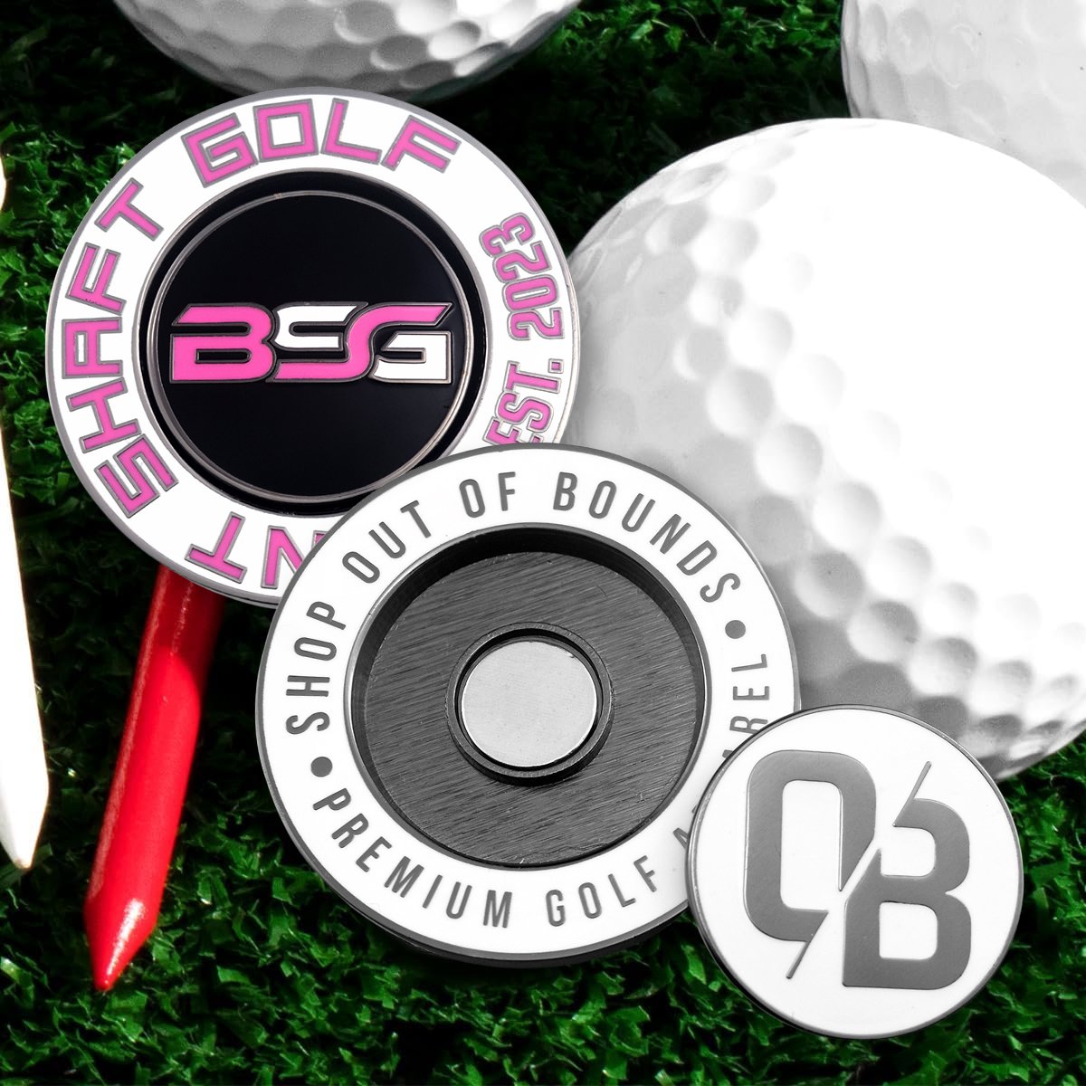 Wholesale Custom Logo Design Luxury Blank Sublimation Hat Clip Metal Coin Golf Divot Repair Tool Magnetic Golf Ball Marker