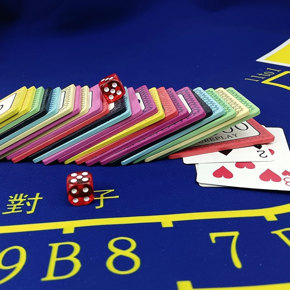 Professional custom rectangle poker chips high quality ceramic plaque 39g per pc any ept logo can do for casino gambling games