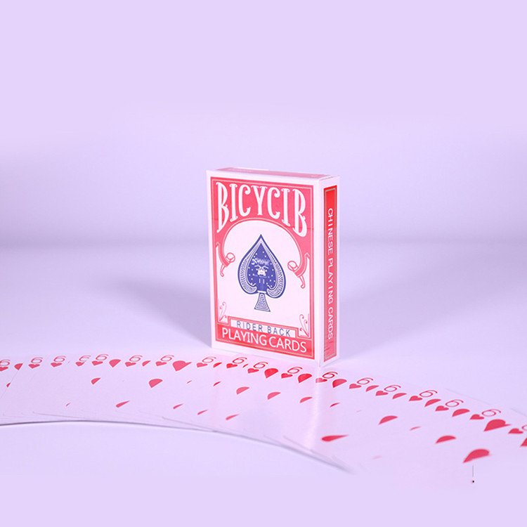 Bicycle Rider Back Playing Cards Standard Index Poker Cards Red And White Magic Props Show Cards Table Games