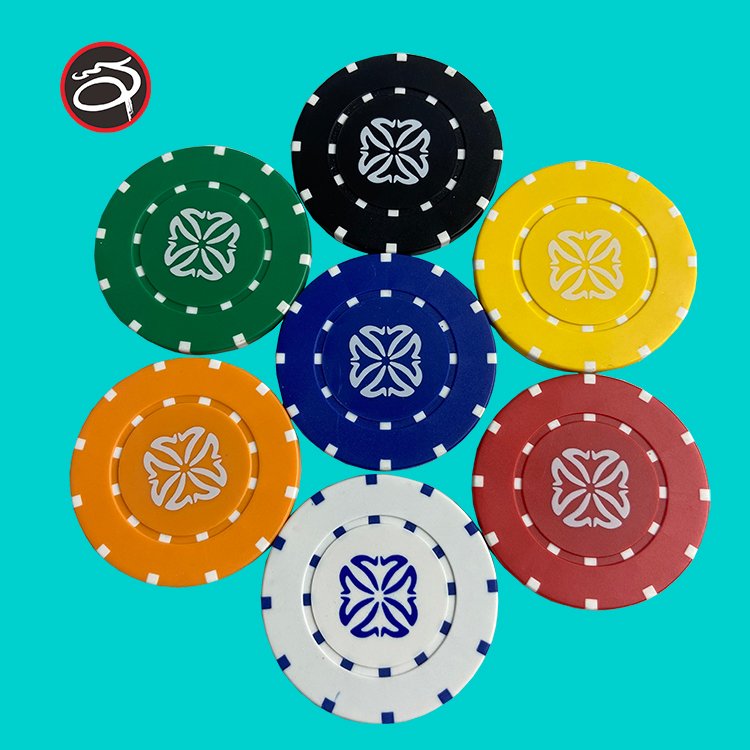 Luxury 12g ABS poker chips print logo used for roulette wheel as roulette chips