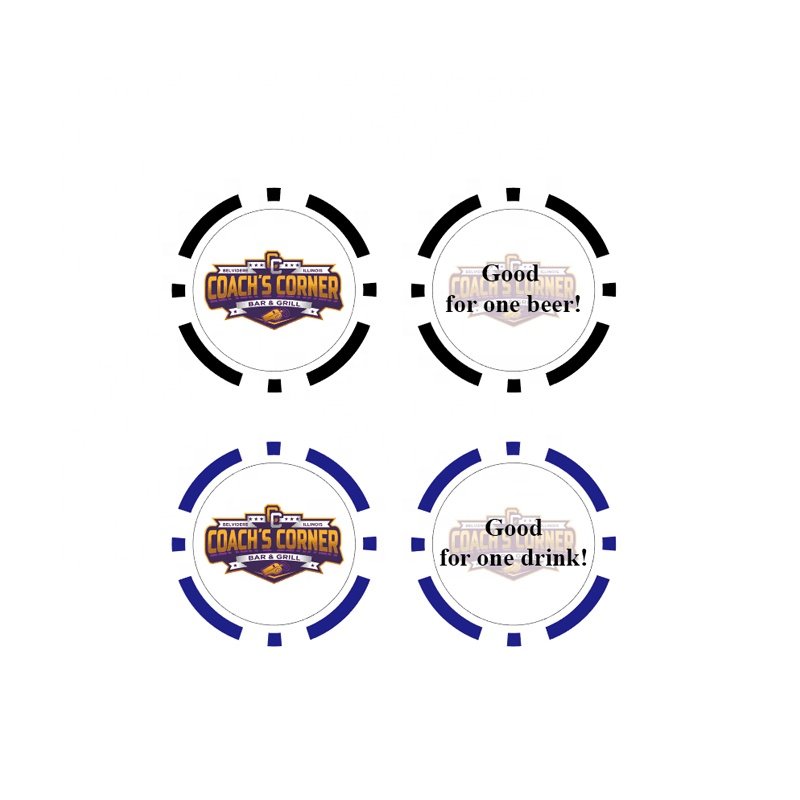 Custom beer token drinking jetons souvenir poker chip