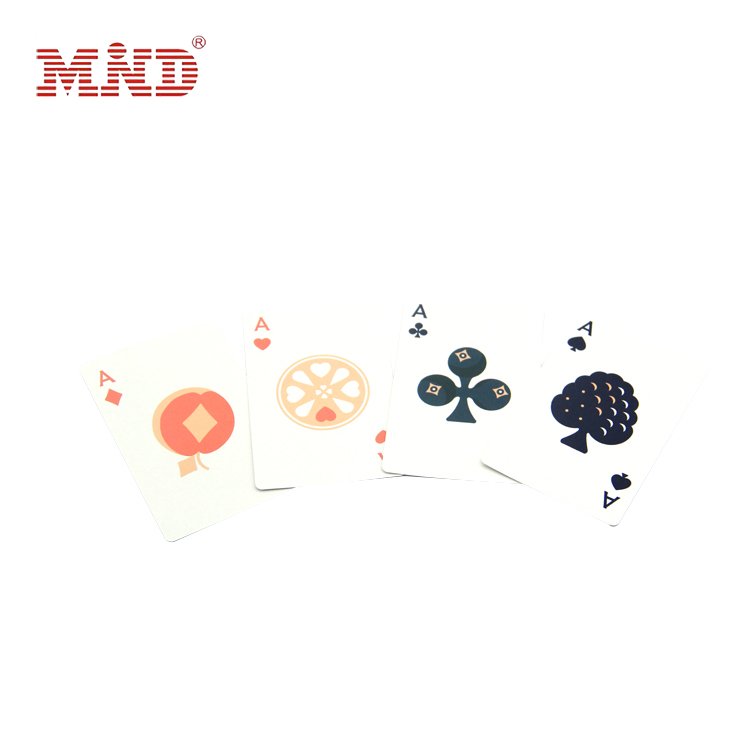 Customized RFID chip plastic playing cards board game poker cards