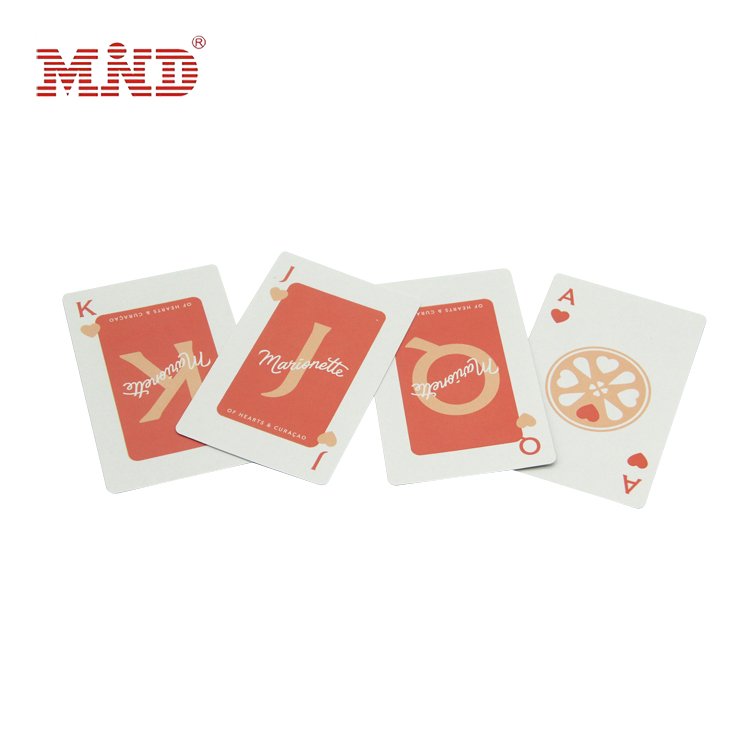 Customized RFID chip plastic playing cards board game poker cards
